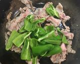 超簡単！豚こまピーマン豆板醤炒め作り方3写真