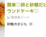 簡単♡卵と砂糖だけ♡卵のパウンドケーキ♡作り方17写真