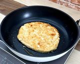 ふわもち♡厚揚げの明太チーズガレット作り方5写真