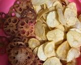 簡単おつまみ、おやつ！野菜チップス作り方5写真