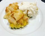 さつまいもとりんごと梨のコブラー作り方7写真