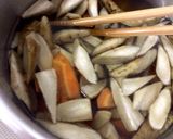 鳥ごぼうのてり煮作り方2写真