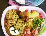 ジャッキーのそばめし弁当!!キャラ弁作り方6写真