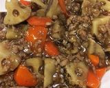 手早く☆簡単☆根菜のそぼろ煮作り方6写真