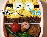 ★簡単★ミニオン ボブのそぼろ弁当♪作り方3写真
