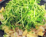 豆苗入り狐焼うどん作り方5写真