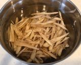 きんぴらに豚肉投入！きんぴら肉ごぼう♪作り方3写真