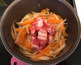 きんぴらに豚肉投入！きんぴら肉ごぼう♪作り方7写真