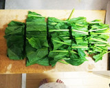 青菜と豚肉とたまごの三色炒め★作り方2写真