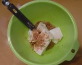納豆豆腐のねぎトースト作り方1写真