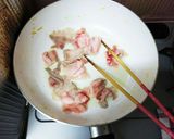 青菜と豚肉とたまごの三色炒め★作り方6写真