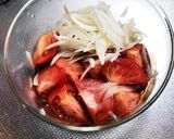 簡単♪サッパリ◎焼塩サバとトマトのマリネ作り方4写真