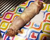 簡単メイン！おくらの鶏モモ肉巻き作り方6写真