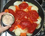 ツナとじゃが芋のワイン煮♪簡単チーズ入り作り方7写真