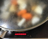 お弁当や副菜に♡大根と人参の煮物作り方1写真