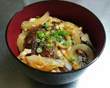 時短！簡単！さんまの蒲焼き缶詰め丼作り方4写真