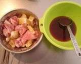 即席ごちそう！豚肉とジャガイモの甘酢マヨ作り方3写真