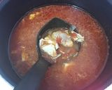 チキンのトマト煮の残りで＊トマトカレー＊作り方2写真