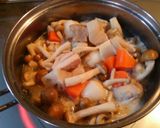 子供も喜ぶ❤彩り綺麗な秋の筑前煮(時短)作り方4写真