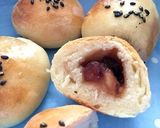 発酵1分★ＨＭ入り★きな粉プチあんパン作り方16写真