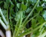 青菜(大根菜)の塩炒め作り方1写真