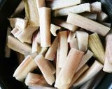 伝統野菜！加賀野菜「赤ずいき」甘酢漬け作り方5写真