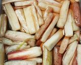 伝統野菜！加賀野菜「赤ずいき」甘酢漬け作り方6写真