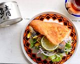 鯖缶で10分完成！鯖ピカタの鯖サンド作り方4写真