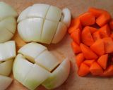 簡単夜食にも♬カレー風スープご飯 ♡*ﾟ作り方1写真