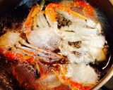 焦がしワタリガニのお味噌汁作り方2写真
