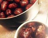 実は簡単!栗の渋皮煮◆糖質オフ作り方6写真