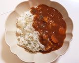 チキンのトマト煮の残りで＊トマトカレー＊作り方3写真
