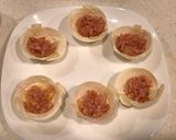 ミニトマト肉詰めチーズ焼、餃子の皮カップ作り方9写真