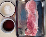自分で作れる　魚焼きグリルで　焼豚作り方1写真