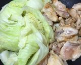 鶏胸肉とキャベツのカレークリーム煮作り方5写真