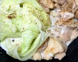鶏胸肉とキャベツのカレークリーム煮作り方6写真