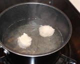 簡単！鶏つくね、焼きネギ、椎茸のお吸い物作り方3写真