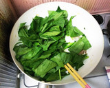 青菜と豚肉とたまごの三色炒め★作り方8写真