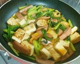 Caたっぷり！小松菜と魚肉のチャンプルー作り方5写真