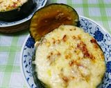 バター不要☆かぼちゃの丸ごとグラタン作り方7写真