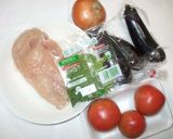 ナスと蒸し鶏のサラダ♪簡単トマト大葉と作り方1写真