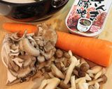 さんま蒲焼缶で炊き込みご飯。作り方1写真
