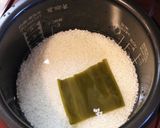 さんま蒲焼缶で炊き込みご飯。作り方2写真