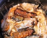 さんま蒲焼缶で炊き込みご飯。作り方5写真