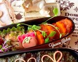 色素麺デコ★玄米海苔弁★ささみカツ甘だれ作り方4写真