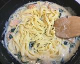 豆乳と糀のクリームパスタ作り方7写真