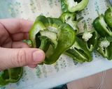 ピーマンとサバ缶のレンチン煮びたし風作り方2写真