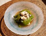 ピーマンとサバ缶のレンチン煮びたし風作り方6写真