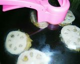 居酒屋風蓮根のはさみ焼き☆☆☆作り方3写真