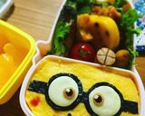 キャラ弁＊ミニオンのオムライス弁当○遠足作り方14写真